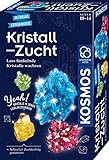 KOSMOS 657840 Kristall-Zucht Experimentierset, Kristalle in deinen Lieblingsfarben, schneller Zuchterfolg, für Kinder ab 10 Jahren, Mitbringsel, Geschenk