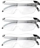 2 Packs Lupenbrille, Tragbare Leselupen, für Nahes Arbeiten, Lesen