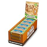 Best Body Nutrition Davina Energy OatSnack Riegel - Apfelstrudel - Haferflocken Kohlenhydrat Riegel, von Hand gemacht, 15 x 65 g Riegel/Box (975 g)