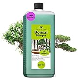 Konfitee Bonsai Dünger Flora Boost 500ml I Für bis zu 100L Gießwasser I Für Junge & alte Bäume geeignet I Flüssiger Blatt- & Wurzeldünger I 100% natürlicher Pflanzendünger