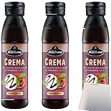 usy Bundle für Kühne Crema Aceto Balsamico di Modena 3er Pack (3x150ml Flasche) + usy Block