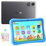 OUKITEL OT6 Kinder Tablet 10 Zoll mit WiFi-6, 16GB RAM + 64GB ROM Android 13 Tablet Kids 8000mAh Akku Tablet für Kinder mit Tragbarem Griff und Sturzsicherer Hülle BT5.0/TÜV/Widevine L1 Schwarz