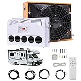 RV-Klimaanlage - 12V/24V Split Parking AC Kit, 850W mit 450m³/h Luftvolumen, leise & schnelle Kühlung für LKW, Busse, Wohnmobile, Wohnwagen & Bagger
