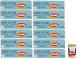 Barilla Pasta Nudeln Glutenfreie Spaghetti aus köstlichem Mais und Reis – perfekt für Menschen mit Zöliakie oder Glutenunverträglichkeit, (12 x 400 g) + Italian Gourmet polpa 400g