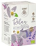 Gepa Bio Relax Tee - 100 Teebeutel - 5 Pack ( 20 x 1,5g pro Pack)