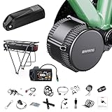 Bafang Mittelmotor mit Akku 36V 250W 350W 500W BBS01B 48V 750W 1000W 500W 250W BBS02B G340 Motor mit optionalem E-Bike Display Custom E-Bike Umbausätze für BB68mm Mountainbike