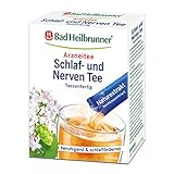 Bad Heilbrunner Schlaf- & Nerven Tee - Arzneitee im Stick - Melisse, Lavendel & Hopfen - beruhigt bei Nervosität & Einschlafstörung - für überreizte Nervenbündel (8 x 10 Sticks)