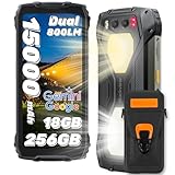 Blackview BV7300 Outdoor Handy Android 14, 15000mAh/45W, 18GB+256GB(2TB), 6.67' 90Hz Display, 50MP+32MP Outdoor Smartphone Ohne Vertrag, Dual 800LM Campinglicht, NFC/Nachtsehen 20MP/Corning Glas/GPS