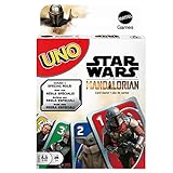 Mattel Games HJR23 - UNO Star Wars The Mandalorian Edition, Kartenspiel, Geschenk für Fans, Erwachsene oder Familien Spielabend, deutsche Version, ab 7 Jahren