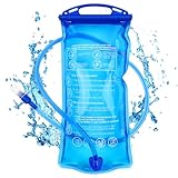flintronic Trinkblase 1,5L/2L Wasserblase für Trinkrucksack, BPA-freies Wasserblase für Rucksack, mit auslaufsicherer Wasserreservoir, Trinkbeutel Wassertank mit Schlauch ALS Trinksystem