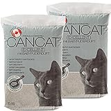 CANCAT 2x15 kg Excellent kanadische Premium Katzenstreu Klumpstreu Babypuderduft