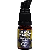 Slickhaven Royal Jester Bartöl 10ml / 30ml – zitrisch-würziger Duft mit Vanille – Handgefertigte Qualität, feuchtigkeitsspendend, leicht, pflegend (10 ml)