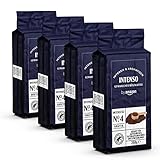 by Amazon Gemahlener Kaffee Caffè Intenso, 1 kg, 4 Packungen mit 250 g – Rainforest Alliance-Zertifizierung (Früher Marke Happy Belly)