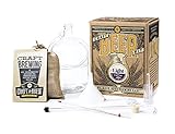 Craft A Brew BK-GF Bierbrau-Set Home Brewing Gluten Free Ale Beer Kit-Wiederverwendbar Bier selber Machen-Starterset 1 Gallone, Glas, Light Lager