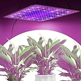Asslye Led Grow Lampe, Pflanzenlampe 225 LEDs, 1000W Pflanzenleuchte mit UV-IR-Licht, Pflanzenleuchte Hängend für Gewächshauspflanzen, Gemüse, Blumen (Rot+blau+weiß)
