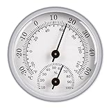 Generic 6x 2 in 1 Wandthermometer 2 Innen Und Außenhygrometer Thermometer