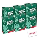 Kaiser Natron Pulver 6 x 250g | Reines Natriumhydrogencarbonat für Küche und Haushalt, Pulver, Glutenfrei, Vegan, Laktosefrei + Zama4Zingo Karte