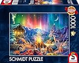 Schmidt Spiele 59787 Lagerfeuerromantik unterm Sternenhimmel, 1000 Teile Puzzle, Mehrfarbig