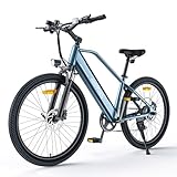 HillMiles MileTrail1 26' Elektrofahrrad Für Erwachsene mit Drehmomentsensor und Hydraulischen Bremsen, 100KM Reichweite, 36V 13AH Herausnehmbare Batterie, Speed 25KM/H, Mountain E-Bike