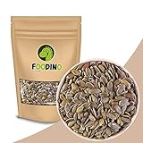 Kürbiskerne geschält grün unbehandelt ungesalzen naturbelassen ungeschwefelt Kürbis Kerne ohne Schale 100% Natural 500g 5kg wiederverschließbar Premium Qualität FOODINO (5kg)