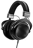 beyerdynamic DT 880 hochwertige, halboffene Over-Ear-Kopfhörer mit HiFi-Stereo, 250 Ohm, Schwarz, Limitierte Edition