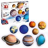 Ravensburger 3D Puzzle 11668 - Planetensystem für Kinder ab 6 Jahren - 8 Puzzleball-Planeten als Sonnensystem Modell mit Poster - Modellbau ganz ohne Kleben
