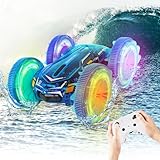 Kihhvlo Ferngesteuertes Auto für 5–12 jährige Jungen, 2,4GHz rc Auto mit LED-Leuchten, Geländefahrzeug als Weihnachts- und Geburtstagsgeschenk für Jungen und Mädchen