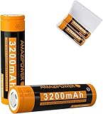 3,7 Volt Wiederaufladbarer Akku，3200mAh NiMH Batterie Hohe Kapazität Batterien für LED Stirnlampe,Fernbedienung,Ferngesteuertes Auto HW