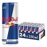 Red Bull Energy Drink, 24 x 250 ml, Dosen Getränke 24er Palette, OHNE PFAND
