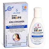 SUPER DROPS KING CINNAMON – Chrom Tropfen zur Unterstützung von Blutzuckerspiegel & Stoffwechsel mit traditionellem Kräuterelixier aus Gewürzextrakten, 30 ml, vegan