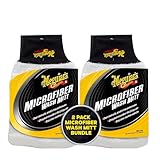 Meguiar's X3002EU Microfibre Wash Mitt Waschhandschuh (Packung mit 2)