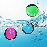 EPCHOO 3 Stück Wasserball- Springender Wasserball Strandball Wasserspringball Stressabbau Ball, Geeignet für Schwimmbad, Strand, Meer und Outdoor-Aktivitäten