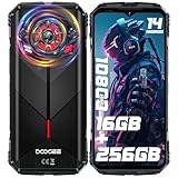 DOOGEE S Punk(2024) Outdoor Handy Android 14, 126dB Lautsprecher, 16GB+256GB Outdoor Smartphone Ohne Vertrag, 10800mAh/33W, 6.58' FHD+ Baustellenhandy, IP68 Wasserdicht/Licht/Dual 4G SIM/OTG/NFC/GPS