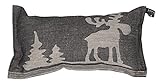 Jokipiin | 1 Saunakissen Lieblingskissen Reisekissen | Design: Elch | Maße: 40 x 22 cm, Leinen/Baumwolle | schadstofffrei Ökotex 100 | hergestellt in Finnland