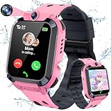 MOONKIDS Kinderuhr, Smartwatch mit SIM-Karte 4G Telefon, Smartwatch für Mädchen und Jungen, Smartwatch (schwarz)