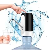 EVABRIS® Elektrischer Wasserspender, USB C 1200 mAh, Wasserhahn für Wasserflaschen, Wasserspender Pumpe, BPA-frei