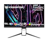 Acer Predator X32FP Gaming Monitor 32 Zoll (81 cm Bildschirm) 4K (UHD), 160Hz, 1ms(G2G), 4xHDMI 2.1, DP 1.4, höhenverstellbar, FreeSync Premium Pro, Schwarz