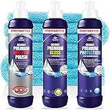 detailmate - Menzerna Premium Gelcoat Boots Politur Set Polish 250ml (One Step Polish + Gloss + Protect Set)