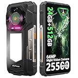Ulefone Armor 33 Outdoor Handy AI Smartphone 25500mAh 66W 24GB+512GB/SD-2TB, 6,95' FHD+ 120Hz 118dB Lautsprecher Android 15 mit 1100LM Vielseitiges LED-Licht 50MP + 64MP Nachtsicht /3-Slots/OTG/NFC
