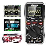 AT212 1MHz Oszilloskop Multimeter Speichern Sie 100 Datensätze und 10 Wellenformen mit 2,4 Zoll Farbdisplay