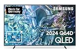 Samsung QLED 4K Q64D Fernseher 65 Zoll, Samsung TV mit Quantum Prozessor Lite 4K, 100 % Farbvolumen, 4K Upscaling, Motion Xcelerator, Smart TV, GQ65Q64DAUXZG, Deutsches Modell [2024]
