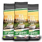 Der-Franz Crema Bio Kaffee, ganze Bohne, 3 x 500 g
