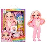 Rainbow High Junior High PJ Party - Bella (Pink) - 22 cm Puppe mit weichem Einteiler, Hausschuhen und Spielzubehör - Kinderspielzeug - Ideal für 4-12 Jahre
