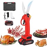 YUCHENGTECH Elektrische Geflügelschere Küchenknochenschere Küchenschere Fleischschere Geflügelschere Multifunktions-Küchenschere für gefrorenes Hühnerfleisch Fisch Meeresfrüchte Gemüse