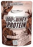IronMaxx 100% Whey Protein Pulver - Chocolate Cookie 500g Beutel | zuckerreduziertes, wasserlösliches Eiweißpulver aus Molkenprotein | viele verschiedene Geschmacksrichtungen