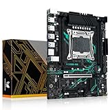 SHANGZHAOYUAN X99 B9 Mainboard LGA 2011-3 für Intel Xeon E5 V3/V4 Core i7 Serie Prozessoren (DDR4 Max 128GB, PCIe 3.0, NVME/NGFF M.2, Gigabit LAN, SATA 3.0, USB 3.0) M-ATX PC Server Motherboard