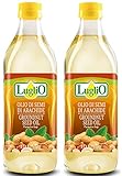 Erdnussöl 2 Liter (1 Liter, 2er Pack) Speiseöl für eine Gesunde Ernährung Von Olio Luglio