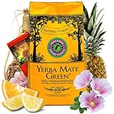 Yerba Mate Green 'Mas Iq Tropical' Brasilianischer Mate-Tee 400g + 50 g Mas Energia Guarana | fruchtiges Mate Tee | mit Ananas