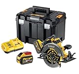 DEWALT - Kreissäge 190 mm 54 V XR FLEXVOLT + 2 Akkus 9 Ah + Ladegerät + Koffer TSTAK VI - DEWALT - DCS578X2-QW