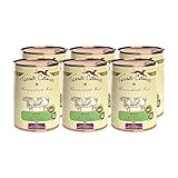 Terra Canis Rind, Karotte & Naturreis - Classic Nassfutter, 6x400g I Premium Hundefutter in 100% Lebensmittelqualität aller Rohstoffe I Reichhaltig & gesund, allergen- & getreidearm, glutenfrei